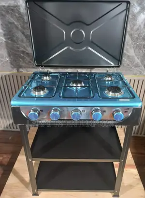 Starlux 5 Burner Standing Cooker With Shelves