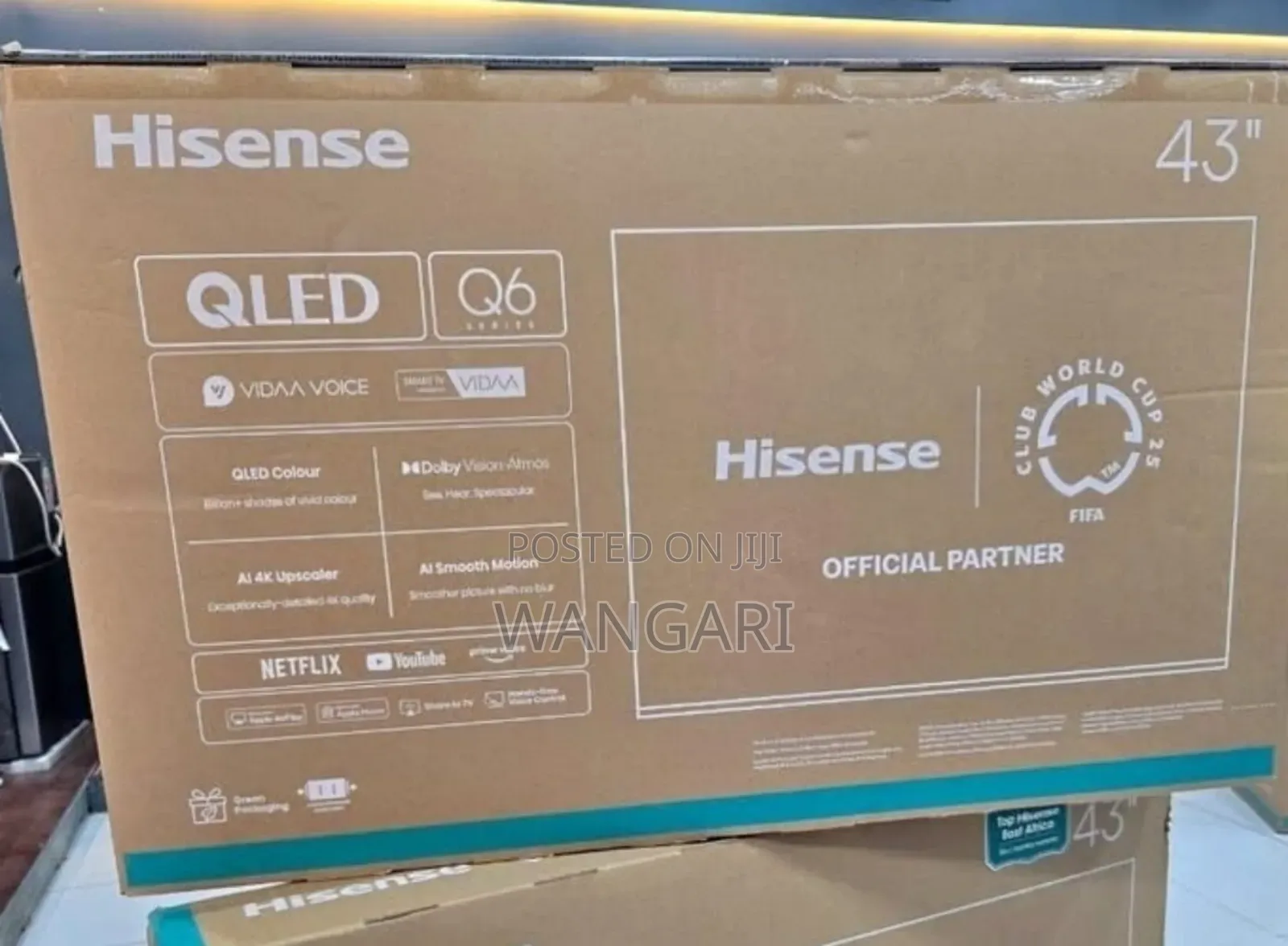 Dolby Audio Hisense Q6 Series Smart Tv 43 Inch