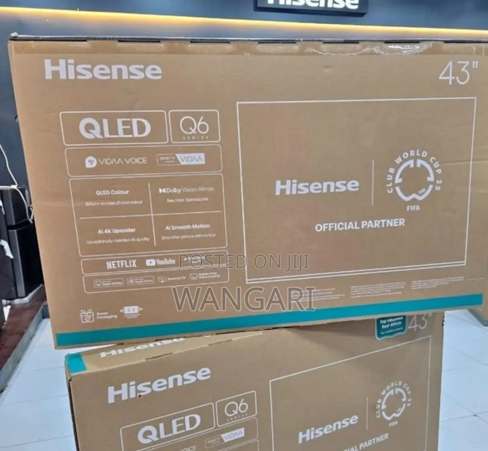 Dolby Audio Hisense Q6 Series Smart Tv 43 Inch