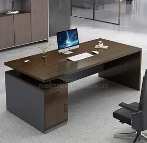 Office Desk; 1.4 Meter Executive Office Desk With Drawers