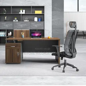 Office Desk; 1.4 Meter Executive Office Desk With Drawers