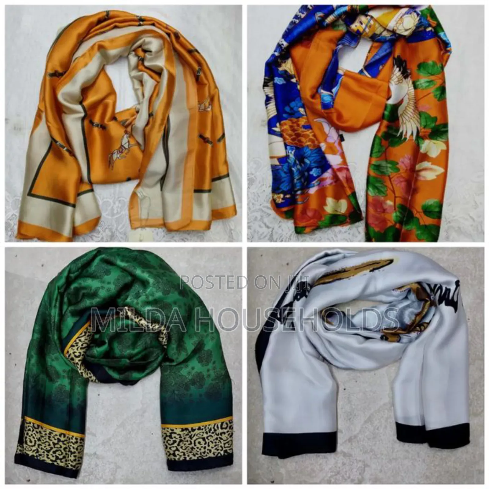 Women Silk Scarf.