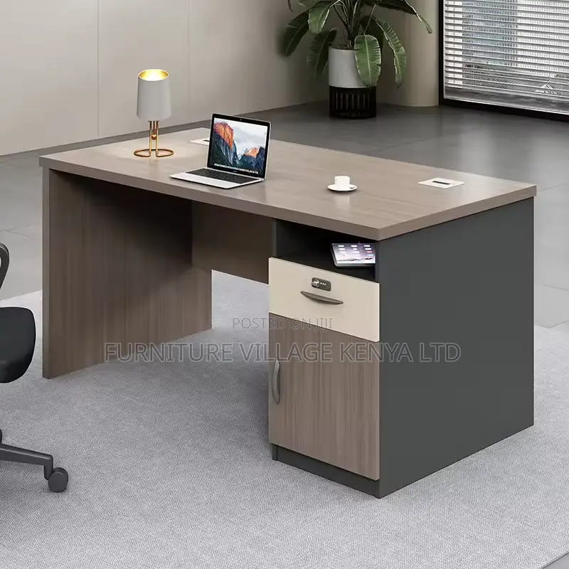 Office Desk; 1.4 Meter Executive Office Desk With Drawers