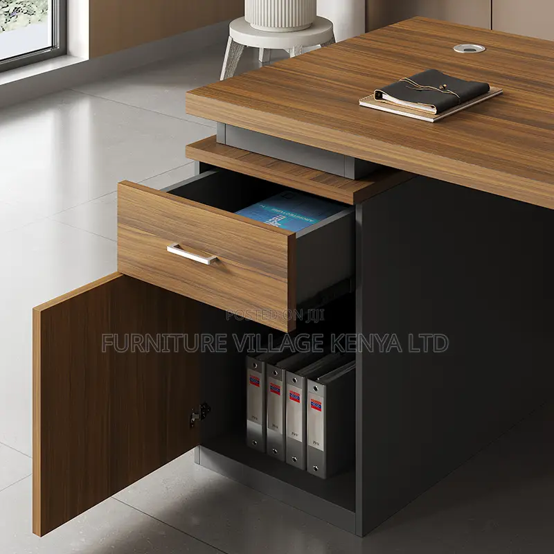 Office Desk; 1.4 Meter Executive Office Desk With Drawers