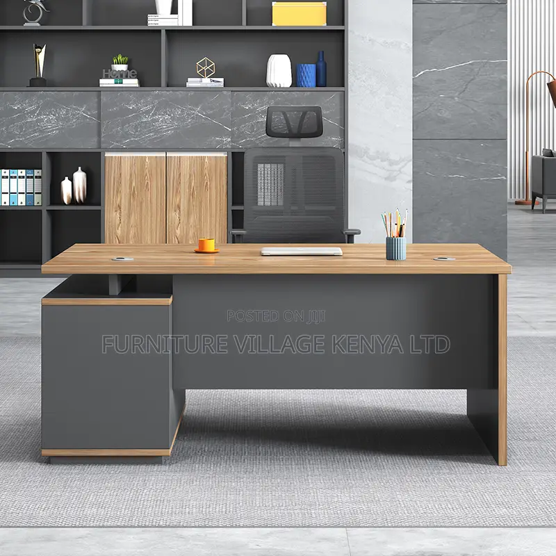 Office Desk; 1.4 Meter Executive Office Desk With Drawers