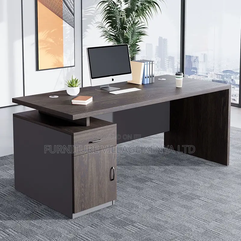 Office Desk; 1.4 Meter Executive Office Desk With Drawers
