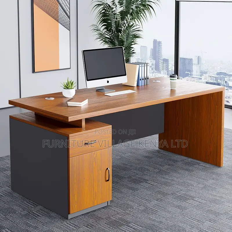 Office Desk; 1.4 Meter Executive Office Desk With Drawers