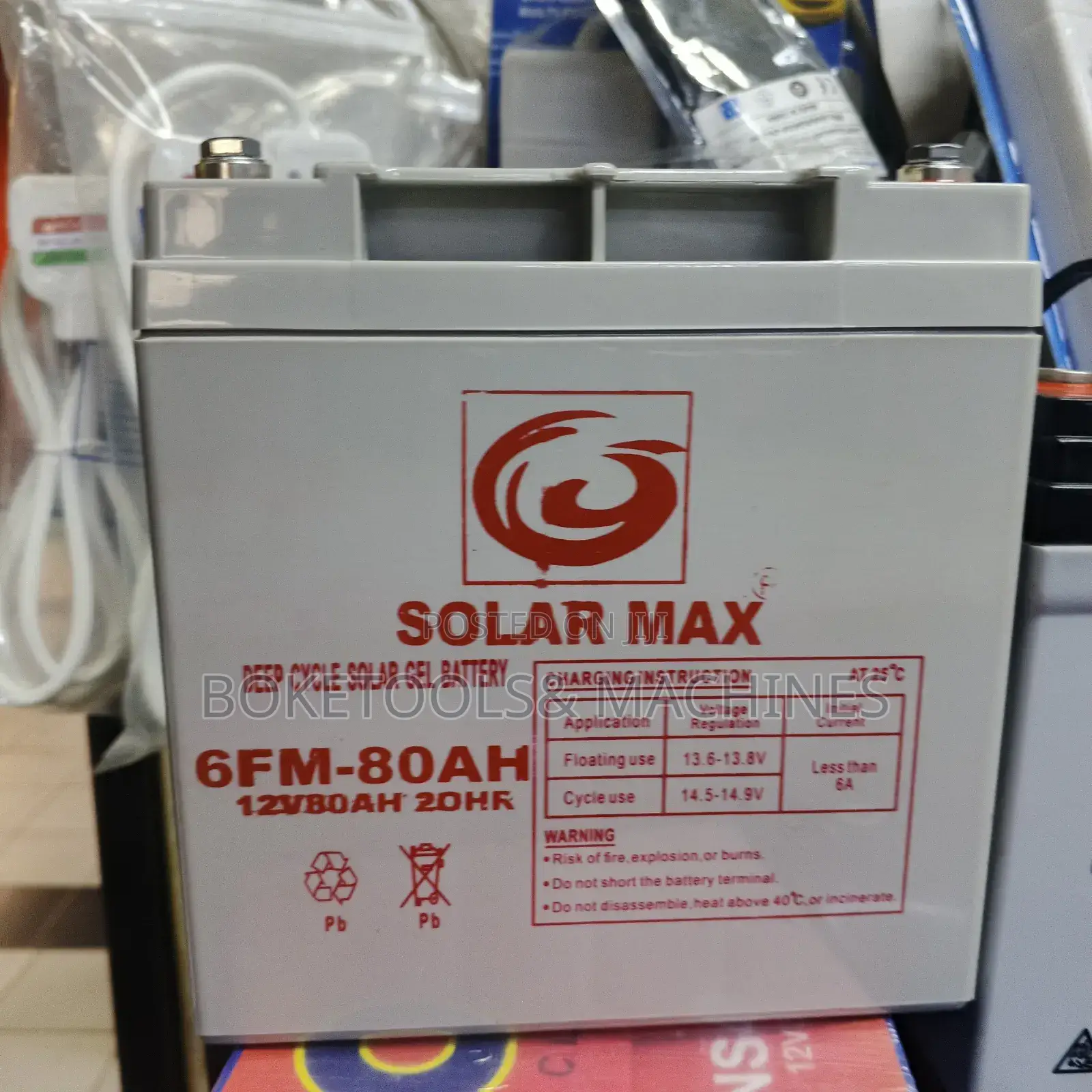 Solarmax 80ah Solar Battery