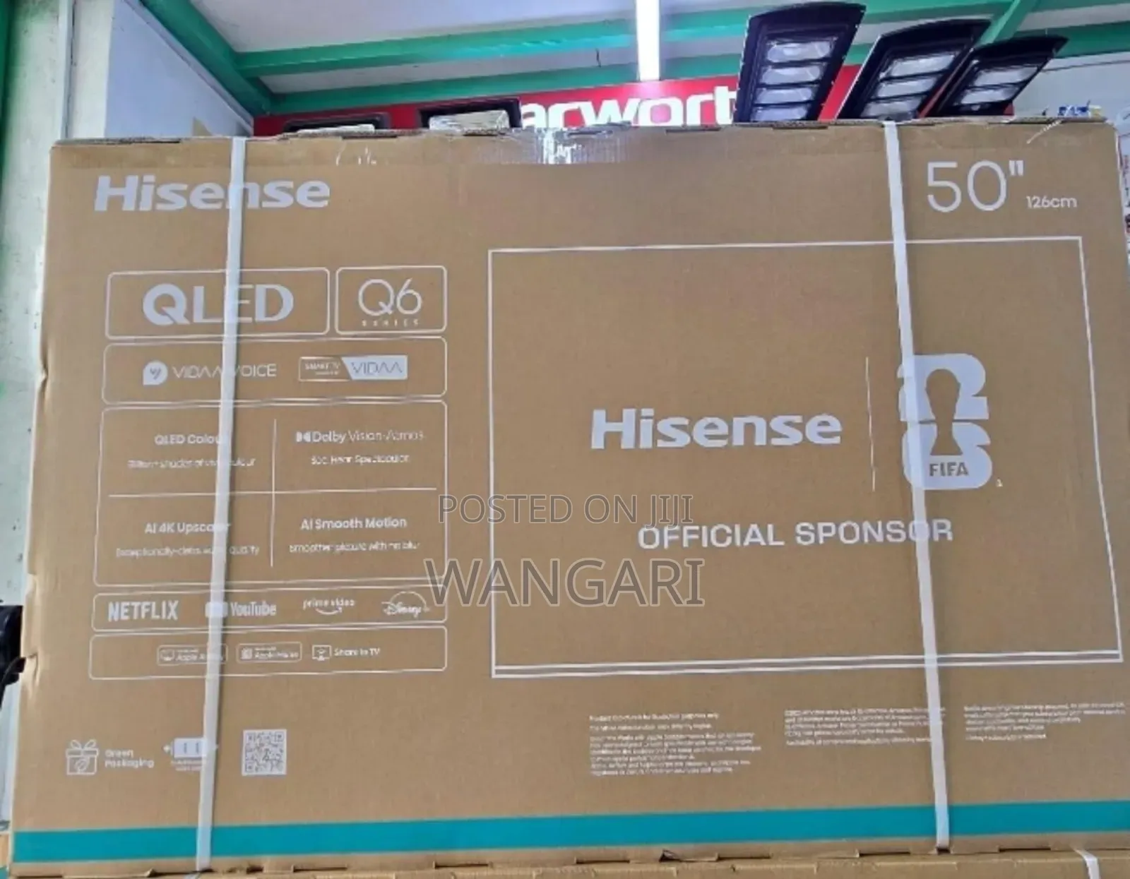 Youtube Netflix Hisense Q6 Series Smart Tv 50 Inch