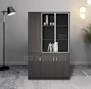 Office Cabinet : 3-Door Wooden Executive Office Cabinet
