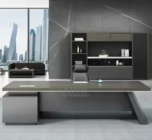 Office Desk : 1.6 M L-Type Executive Office Desk