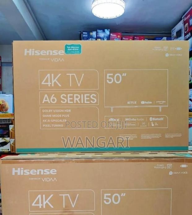 14 Months Warranty Hisense A6 Series Smart Tv 50 Inch - thumbnail 2