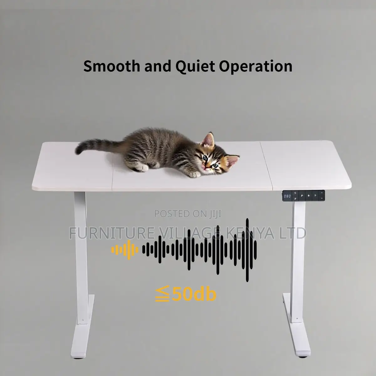 Standing Desk; 1.4 Meter Automatic Electric Adjustable Office Desk