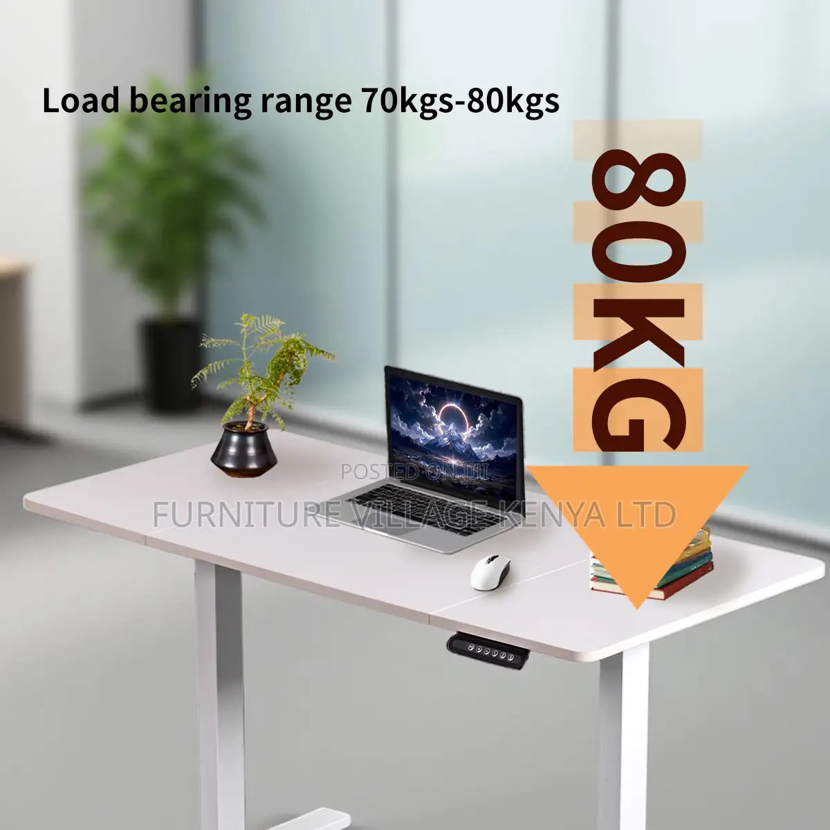 Standing Desk; 1.4 Meter Automatic Electric Adjustable Office Desk