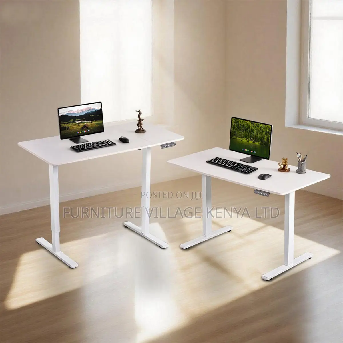 Standing Desk; 1.4 Meter Automatic Electric Adjustable Office Desk
