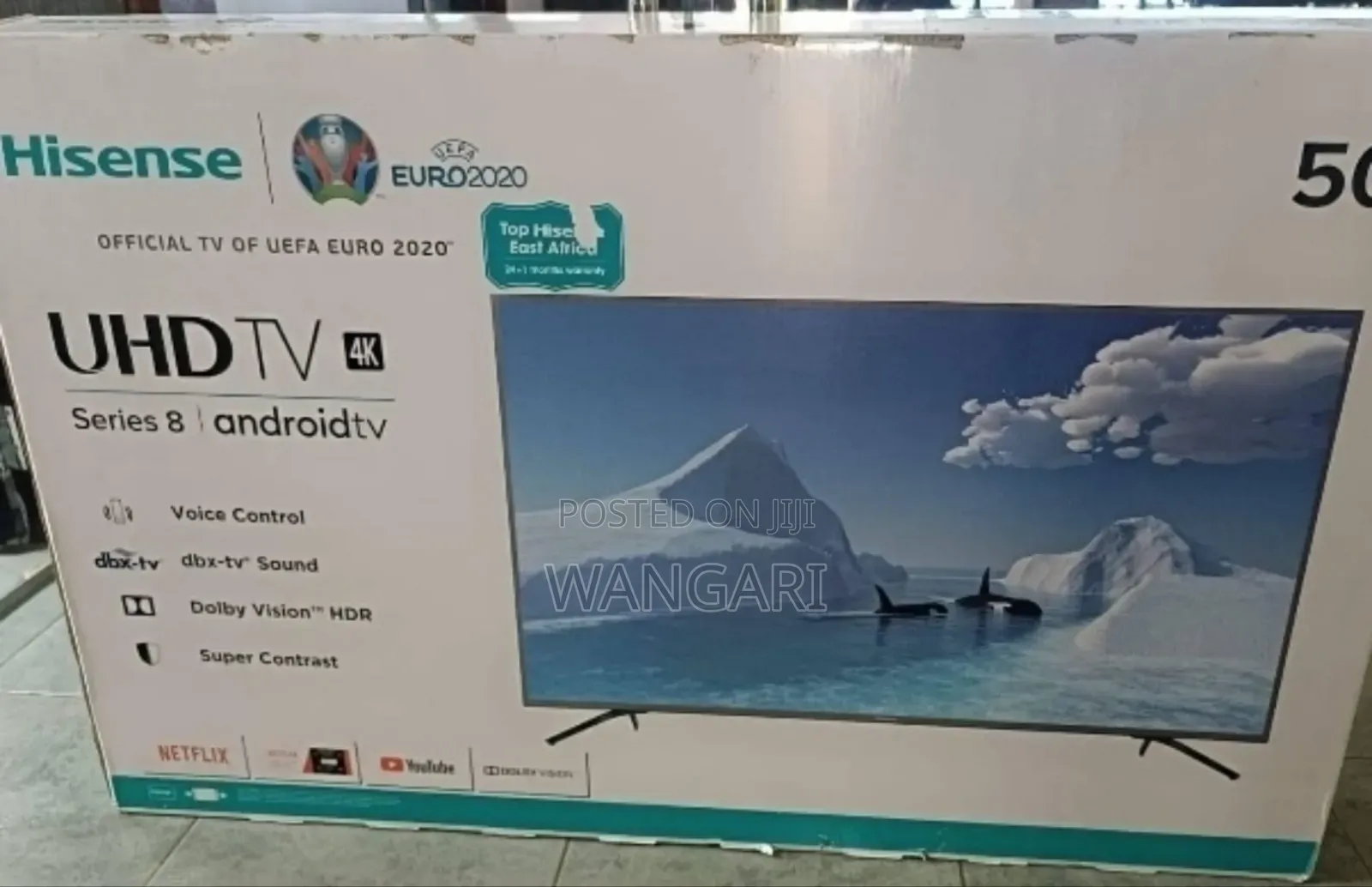 Hisense Series 8 Smart Tv 50 Inch With Showmax Netflix