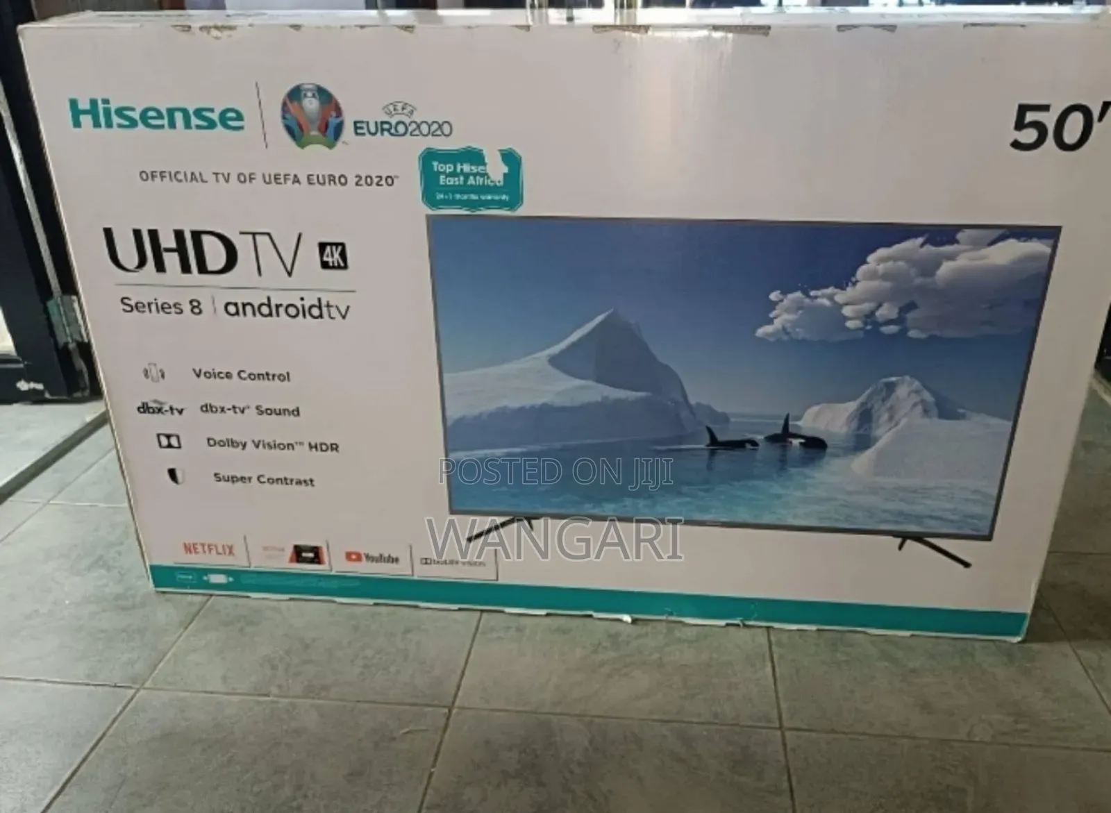 Hisense Series8 Smart Tv 50 Inch With Voice Control