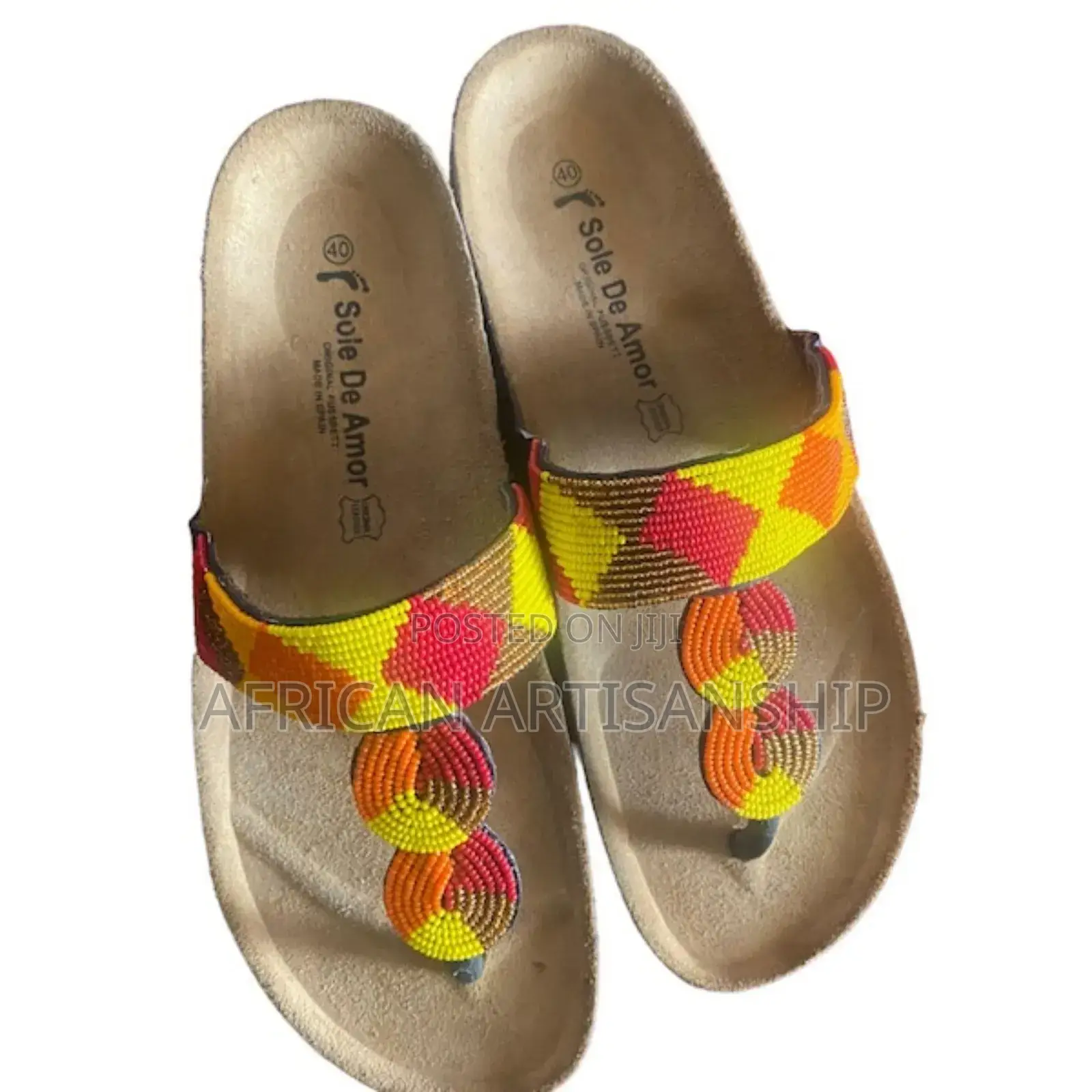 Maasai Crafted Sandals With Beads