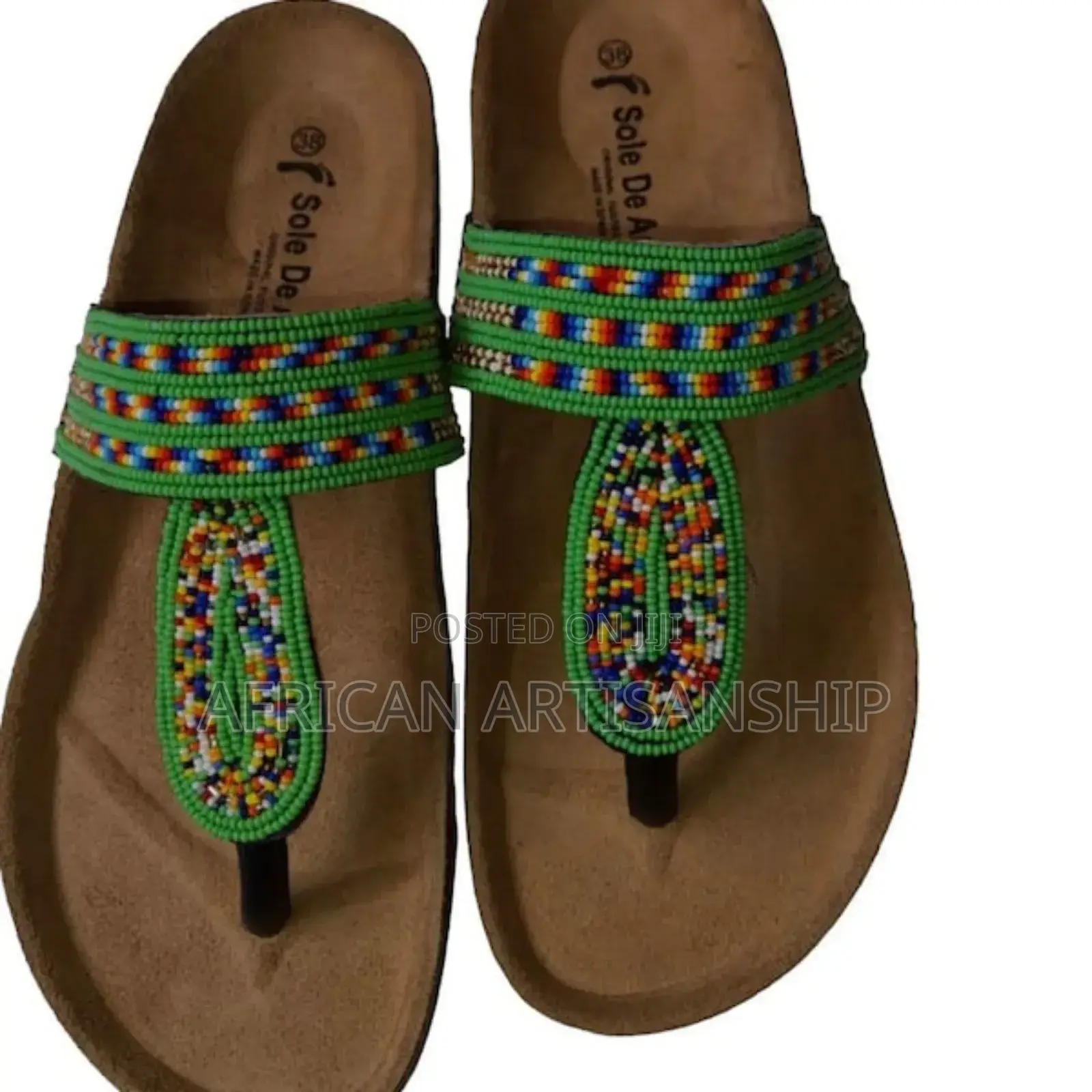 Maasai Crafted Sandals With Beads