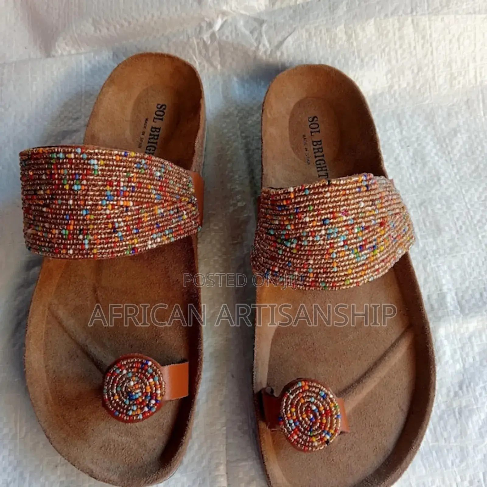 Maasai Crafted Sandals With Beads