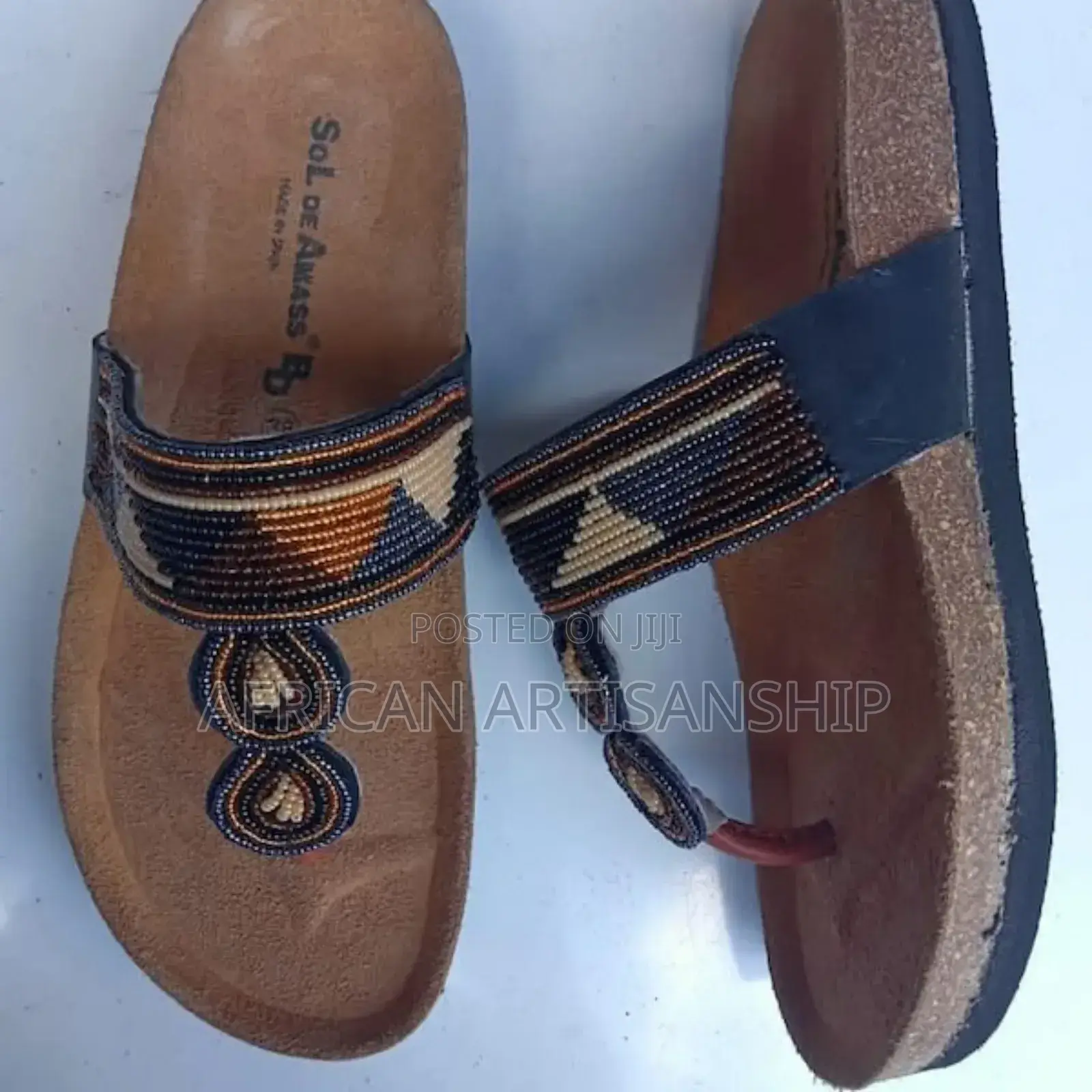 Maasai Crafted Sandals With Beads