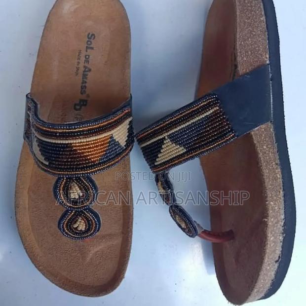 Maasai Crafted Sandals With Beads - thumbnail 11