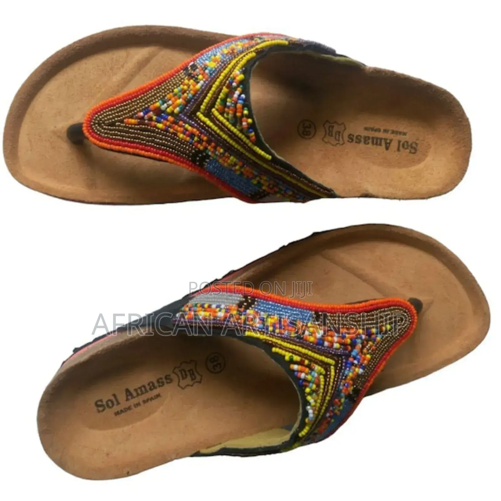 Maasai Crafted Sandals With Beads