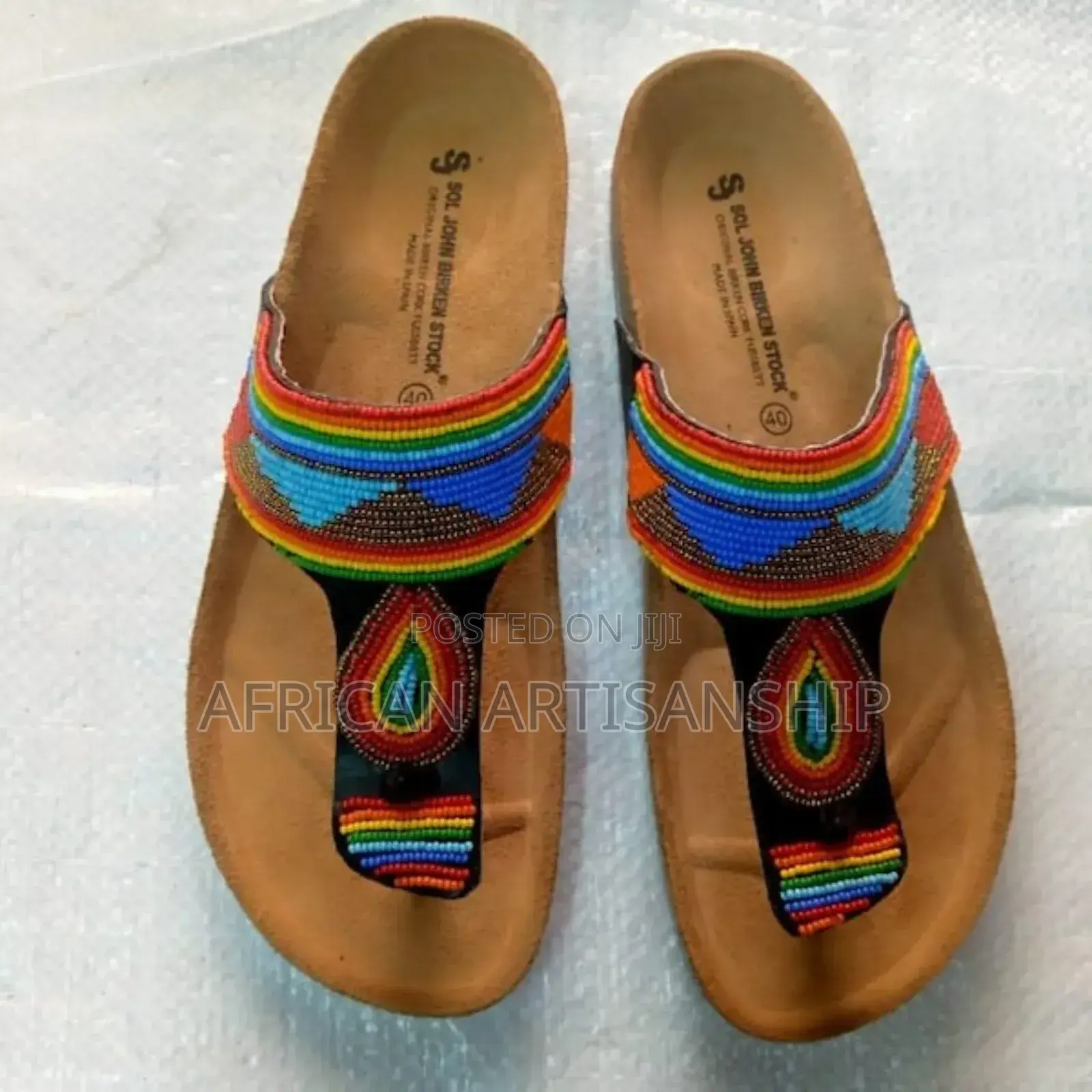Maasai Crafted Sandals With Beads