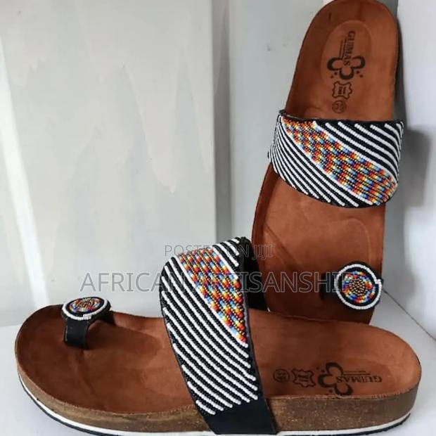Maasai Crafted Sandals With Beads - thumbnail 15