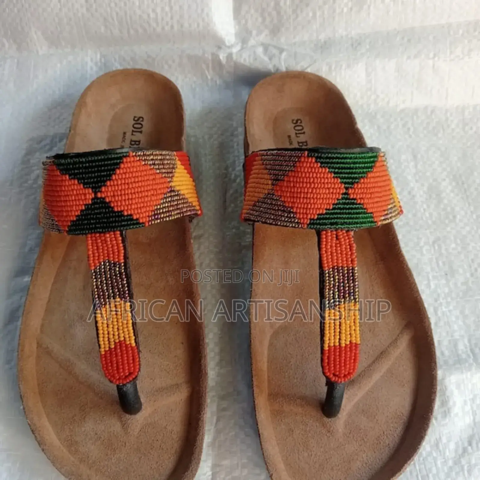 Maasai Crafted Sandals With Beads