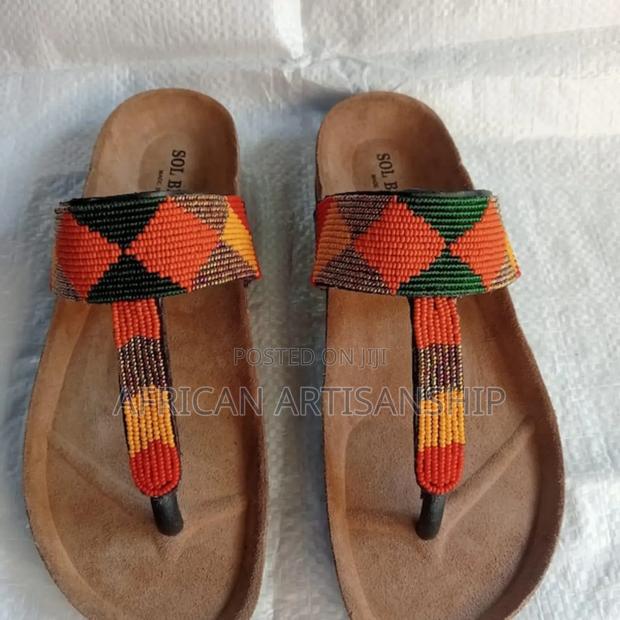 Maasai Crafted Sandals With Beads - thumbnail 16