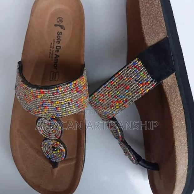 Maasai Crafted Sandals With Beads - thumbnail 17