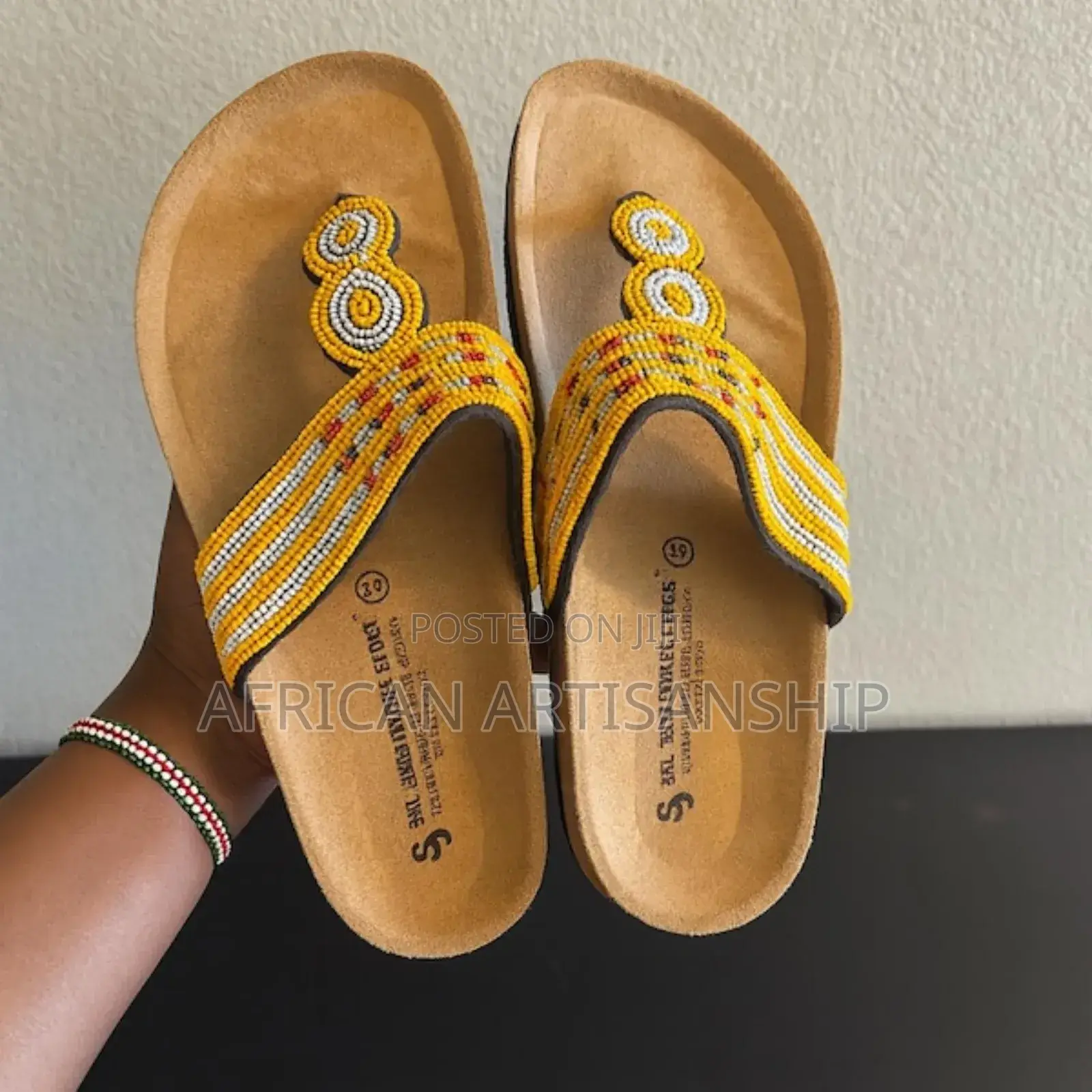 Maasai Crafted Sandals With Beads