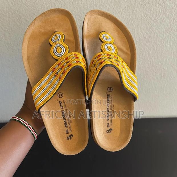 Maasai Crafted Sandals With Beads - thumbnail 18