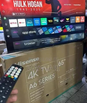 Uhd Hisense A6 Series Smart Tv 65 Inch With Remote Control