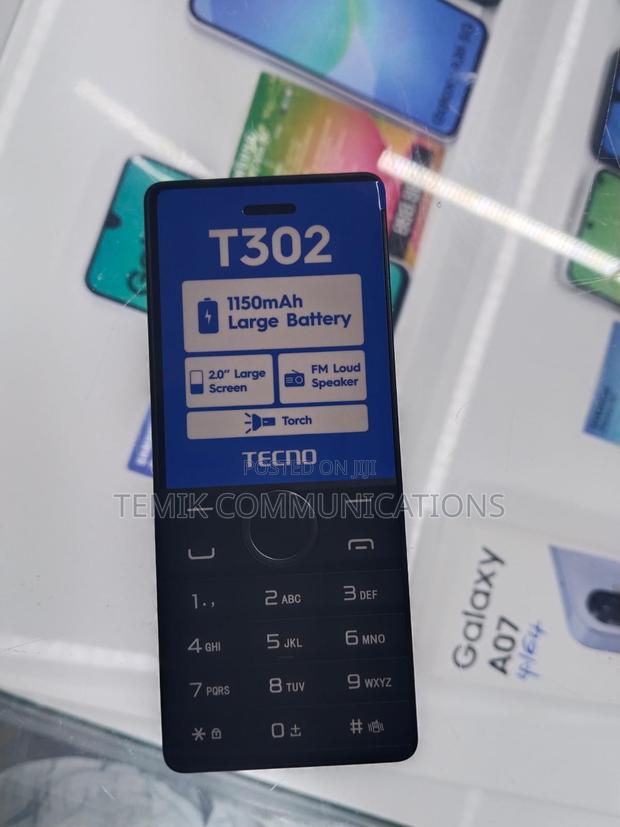 New Tecno T302 Black