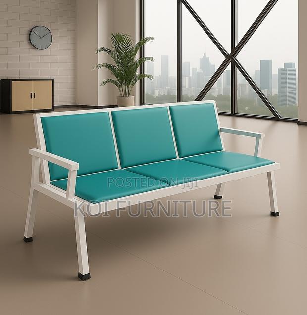 Office Bench : E Green Heavy Duty Waiting Bench - thumbnail 3