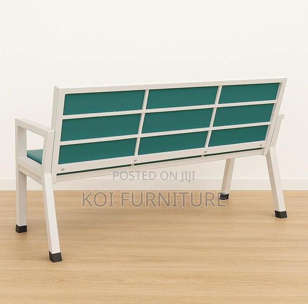 Office Bench : E Green Heavy Duty Waiting Bench - thumbnail 4