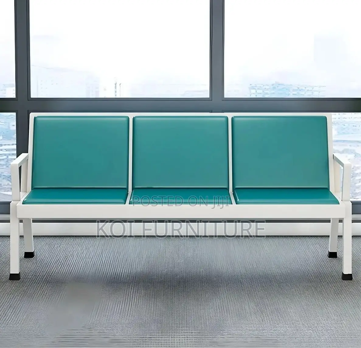 Office Bench : E Green Heavy Duty Waiting Bench
