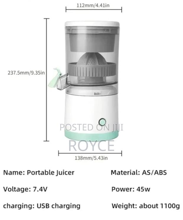 Rechargeable Citrus Juicer - thumbnail 2