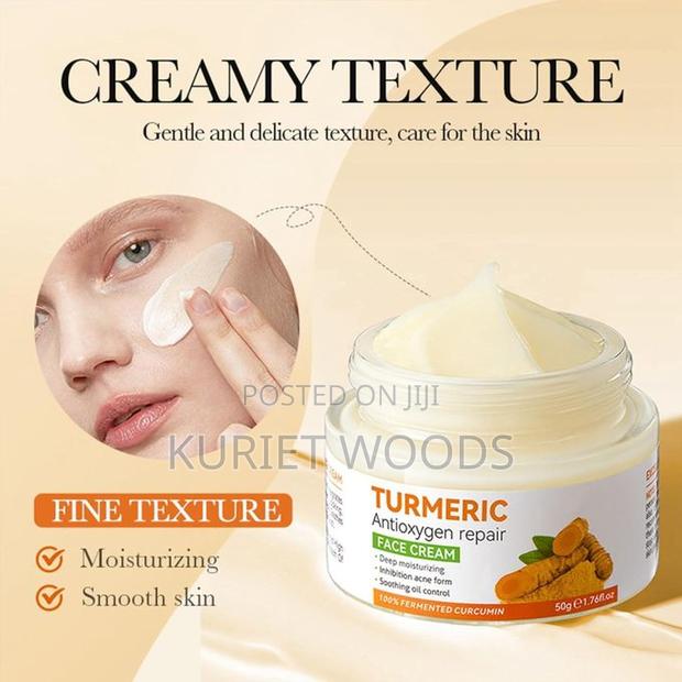 Acne,Anti -Wrinkle,Oil Control Tumeric Face Cream for Moisturizing