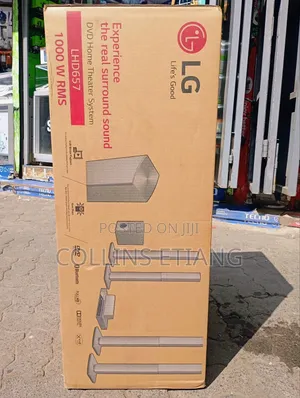 Lg (Lhd657) 5.1ch 1000w Tall Boy Home Theatre .