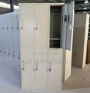 Office Cabinet : 6-Locker Steel Filing Cabinet