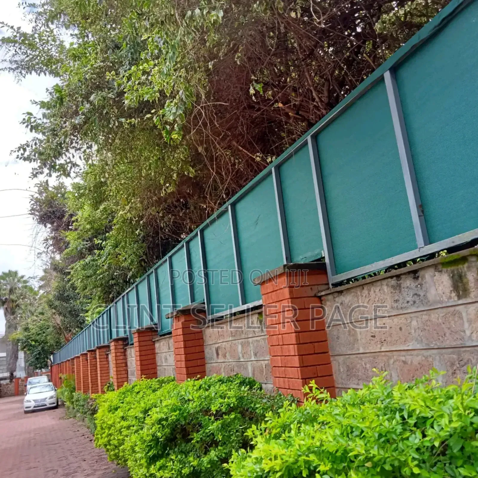 Green Fence Screen Cover