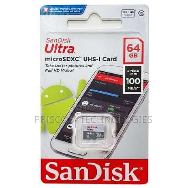 64gb Memory Card Microsd Card With Memory Reader Adapter - thumbnail 3