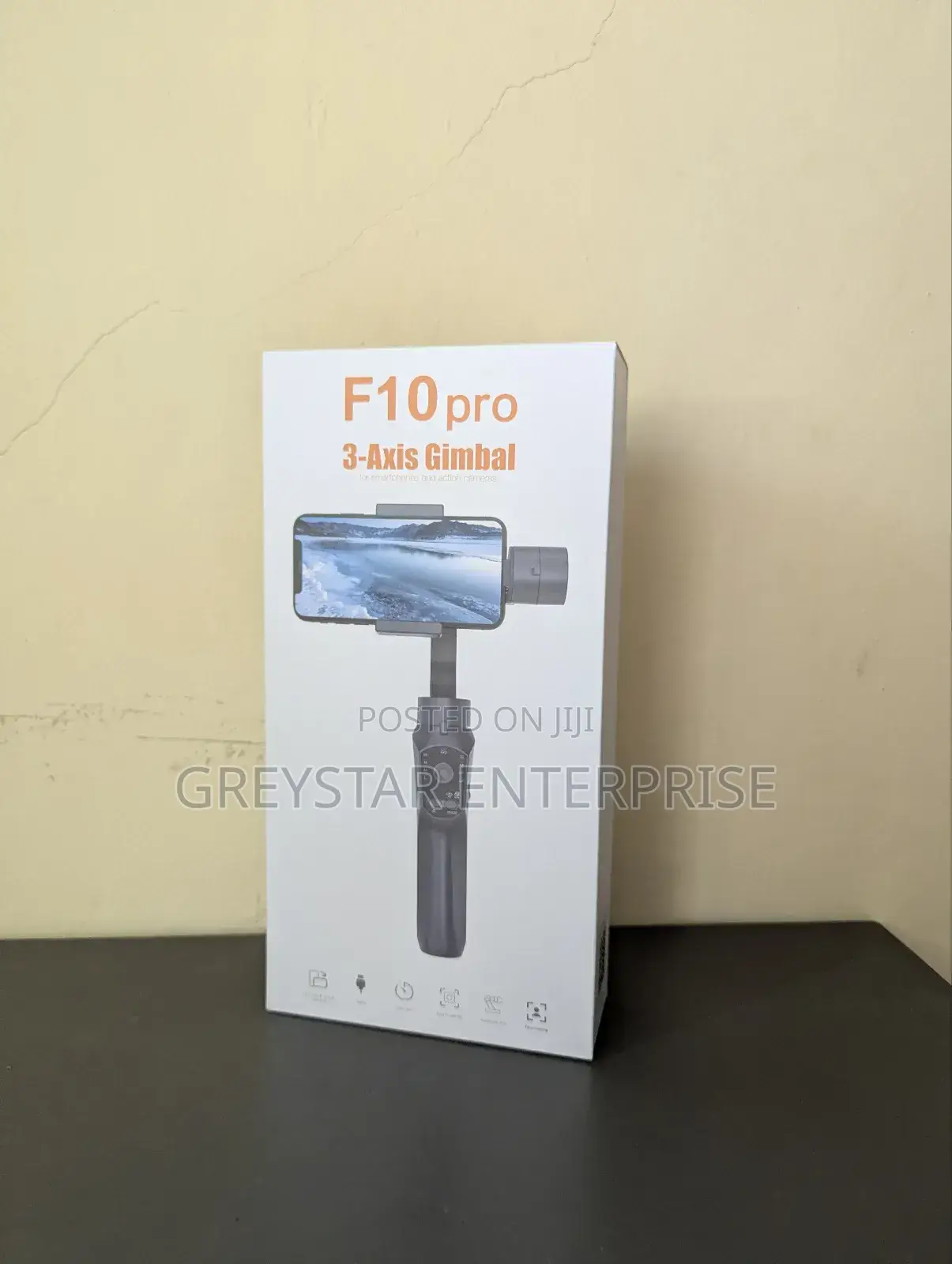 3-Axis Hand Held Mobile Phone Gimbal Stabilizer Ai Smart Tracking F10