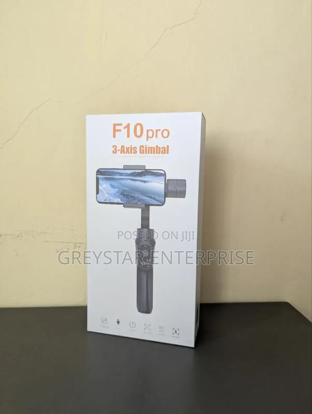 3-Axis Hand Held Mobile Phone Gimbal Stabilizer Ai Smart Tracking F10 - thumbnail 2