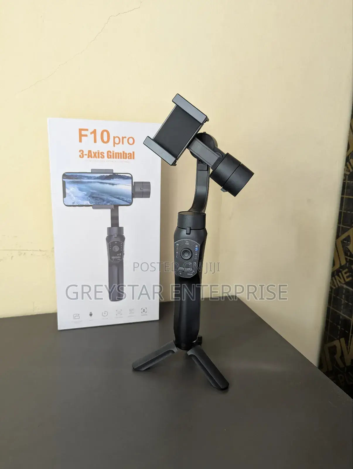 Auto Face Tracking Gimbal Stabilizer 3-Axis Mobile Phone App F10 Pro