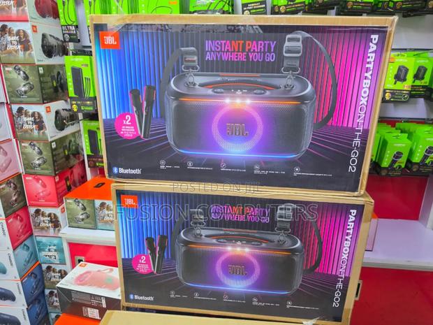 Jbl Partybox On-the-go 2 With 2 Microphones