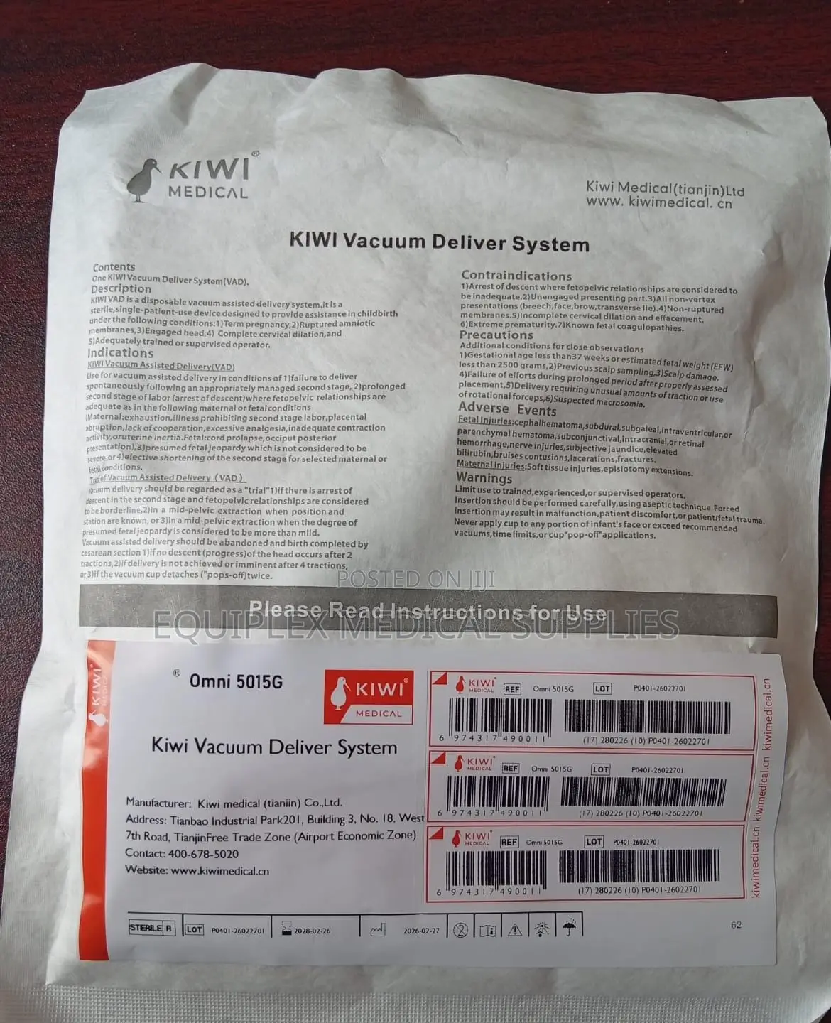 Original Vacuum Extractor-kiwi/ Vacuum Delivery Extractor